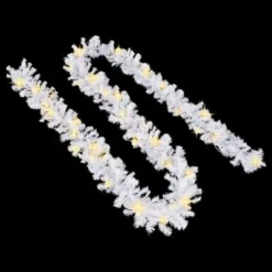 VidaXL Christmas Garland With LED Lights 5 M White 13 VidaXL Christmas Garland With LED Lights 5 M White -Deals Vidaxl Store image 4 284311