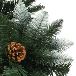 VidaXL Artificial Christmas Tree With Pine Cones And White Glitter 150 Cm -Deals Vidaxl Store image 4 284317