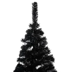 VidaXL Artificial Pre-lit Christmas Tree With Stand Black 150 Cm PVC 18 VidaXL Artificial Pre-lit Christmas Tree With Stand Black 150 Cm PVC -Deals Vidaxl Store image 4 3077417