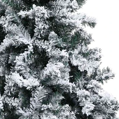 VidaXL Artificial Christmas Tree LEDs&Ball Set&Flocked Snow Green 300cm 6 VidaXL Artificial Christmas Tree LEDs&Ball Set&Flocked Snow Green 300cm - Image 4