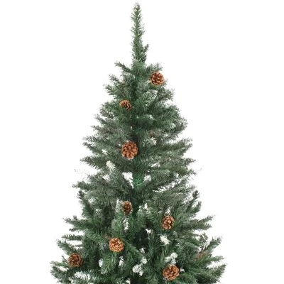 VidaXL Artificial Pre-lit Christmas Tree With Ball Set 210 Cm 6 VidaXL Artificial Pre-lit Christmas Tree With Ball Set 210 Cm - Image 4