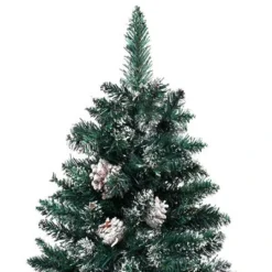 VidaXL Slim Pre-lit Christmas Tree With Ball Set Green 150 Cm 24 VidaXL Slim Pre-lit Christmas Tree With Ball Set Green 150 Cm -Deals Vidaxl Store image 4 3077911