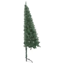 VidaXL Corner Artificial Pre-lit Christmas Tree Green 120 Cm PVC -Deals Vidaxl Store image 4 3077932