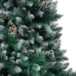 VidaXL Artificial Christmas Tree With Pine Cones And White Snow 150 Cm -Deals Vidaxl Store image 4 321015