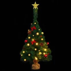 VidaXL Artificial Pre-lit Christmas Tree With Baubles Green 64 Cm -Deals Vidaxl Store image 4 321505