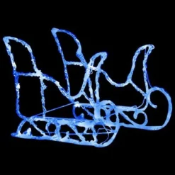 VidaXL Reindeers & Sleigh Christmas Decoration 160 LEDs 130 Cm Acrylic 18 VidaXL Reindeers & Sleigh Christmas Decoration 160 LEDs 130 Cm Acrylic -Deals Vidaxl Store image 4 328520