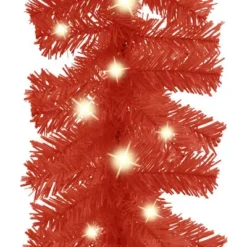 VidaXL Christmas Garland With LED Lights 5 M Red -Deals Vidaxl Store image 4 329195