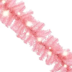 VidaXL Christmas Garland With LED Lights 5 M Pink -Deals Vidaxl Store image 4 329198