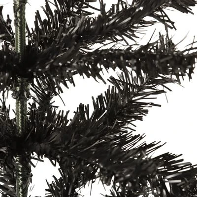 VidaXL Slim Christmas Tree Black 150 Cm 6 VidaXL Slim Christmas Tree Black 150 Cm - Image 4