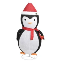 VidaXL Decorative Christmas Snow Penguin Figure LED Luxury Fabric 180cm -Deals Vidaxl Store image 4 329764