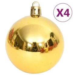 VidaXL 108 Piece Christmas Bauble Set Gold And Red -Deals Vidaxl Store image 4 330091
