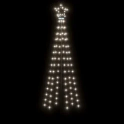 VidaXL Christmas Cone Tree Cold White 108 LEDs 70x180 Cm 17 VidaXL Christmas Cone Tree Cold White 108 LEDs 70x180 Cm -Deals Vidaxl Store image 4 343487