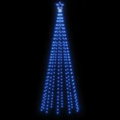 VidaXL Christmas Cone Tree Blue 310 LEDs 100x300 Cm -Deals Vidaxl Store image 4 343492