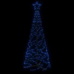 VidaXL Christmas Cone Tree Blue 200 LEDs 70x180 Cm -Deals Vidaxl Store image 4 343503