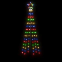 VidaXL Christmas Tree With Spike Colourful 108 LEDs 180 Cm -Deals Vidaxl Store image 4 343552