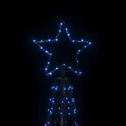 VidaXL Christmas Cone Tree Blue 500 LEDs 100x300 Cm -Deals Vidaxl Store image 4 343709