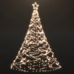 VidaXL Christmas Tree With Spike Warm White 3000 LEDs 800 Cm -Deals Vidaxl Store image 4 343756