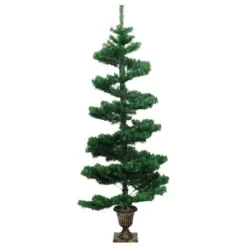 VidaXL Swirl Pre-lit Christmas Tree With Pot Green 120 Cm PVC -Deals Vidaxl Store image 4 344649