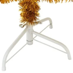 VidaXL Artificial Half Christmas Tree With Stand Gold 150 Cm PET -Deals Vidaxl Store image 4 344691