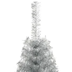 VidaXL Artificial Half Christmas Tree With Stand Silver 120 Cm PET 20 VidaXL Artificial Half Christmas Tree With Stand Silver 120 Cm PET -Deals Vidaxl Store image 4 344695