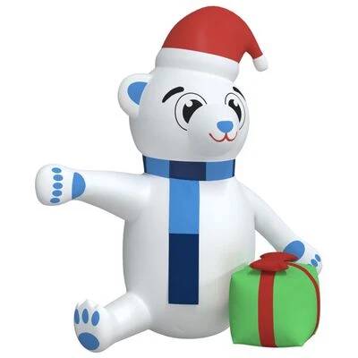 VidaXL Christmas Inflatable Teddy Bear LED 180 Cm 6 VidaXL Christmas Inflatable Teddy Bear LED 180 Cm - Image 4