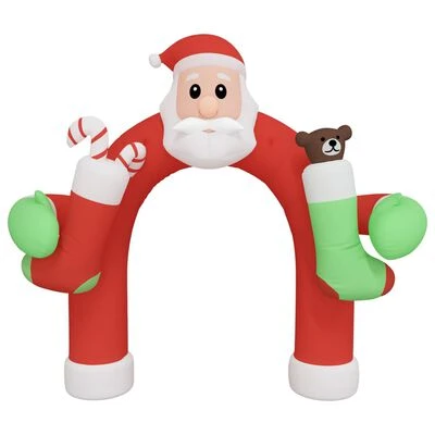 VidaXL Christmas Inflatable Arch Gate LED 320 Cm 6 VidaXL Christmas Inflatable Arch Gate LED 320 Cm - Image 4