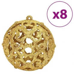 VidaXL Christmas Baubles 100 Pcs Gold And Wine Red 3 / 4 / 6 Cm -Deals Vidaxl Store image 4 356106