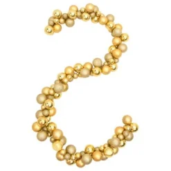 VidaXL Christmas Balls Garland Gold 175 Cm Polystyrene -Deals Vidaxl Store image 4 356131