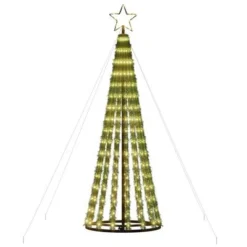VidaXL Christmas Tree Light Cone 275 LEDs Warm White 180 Cm -Deals Vidaxl Store image 4 358064