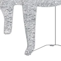 VidaXL Reindeer & Sleigh Christmas Decoration 60 LEDs Outdoor Silver 15 VidaXL Reindeer & Sleigh Christmas Decoration 60 LEDs Outdoor Silver -Deals Vidaxl Store image 5 289978