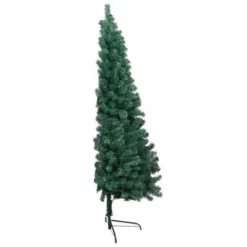 VidaXL Artificial Half Pre-lit Christmas Tree With Stand Green 120 Cm PVC -Deals Vidaxl Store image 5 3077391