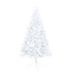 VidaXL Artificial Half Pre-lit Christmas Tree With Stand White 120 Cm PVC 17 VidaXL Artificial Half Pre-lit Christmas Tree With Stand White 120 Cm PVC -Deals Vidaxl Store image 5 3077396