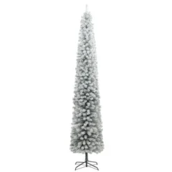 VidaXL Slim Christmas Tree 300 LEDs & Ball Set & Flocked Snow 270 Cm -Deals Vidaxl Store image 5 3210231