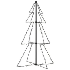 VidaXL Christmas Cone Tree 160 LEDs Indoor And Outdoor 78x120 Cm -Deals Vidaxl Store image 5 328561