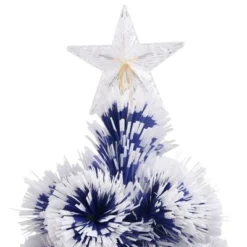 VidaXL Artificial Pre-lit Christmas Tree White&Blue 64 Cm Fibre Optic 15 VidaXL Artificial Pre-lit Christmas Tree White&Blue 64 Cm Fibre Optic -Deals Vidaxl Store image 5 329089