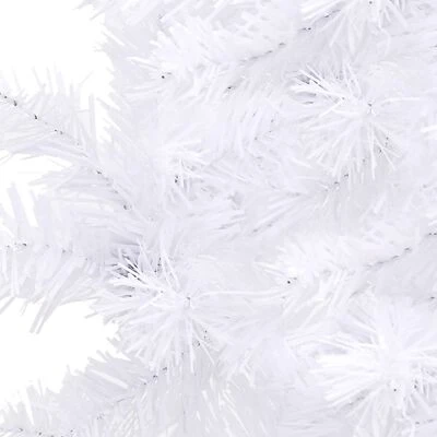 VidaXL Corner Artificial Christmas Tree White 150 Cm PVC 7 VidaXL Corner Artificial Christmas Tree White 150 Cm PVC - Image 5