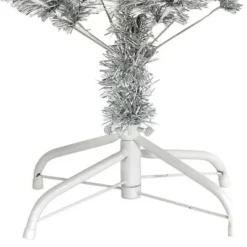 VidaXL Artificial Christmas Tree With Stand Silver 120 Cm PET -Deals Vidaxl Store image 5 329187