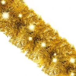 VidaXL Christmas Garland With LED Lights 5 M Gold 19 VidaXL Christmas Garland With LED Lights 5 M Gold -Deals Vidaxl Store image 5 329201