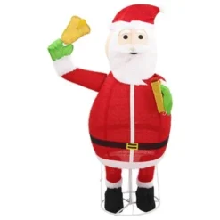 VidaXL Decorative Christmas Santa Claus Figure LED Luxury Fabric 180 Cm 13 VidaXL Decorative Christmas Santa Claus Figure LED Luxury Fabric 180 Cm -Deals Vidaxl Store image 5 329763