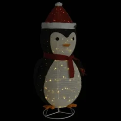 VidaXL Decorative Christmas Snow Penguin Figure LED Luxury Fabric 180cm -Deals Vidaxl Store image 5 329764