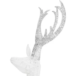 VidaXL Reindeer Family Christmas Decoration White And Silver 201 LEDs -Deals Vidaxl Store image 5 329771