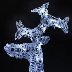 VidaXL Reindeer Christmas Decoration 90 LEDs 60x16x100 Cm Acrylic -Deals Vidaxl Store image 5 329778
