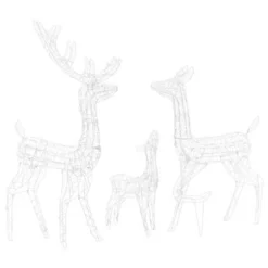 VidaXL Acrylic Reindeer Family Christmas Decoration 300 LED Cold White -Deals Vidaxl Store image 5 329794