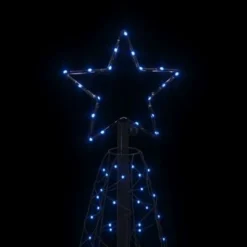 VidaXL Christmas Cone Tree Blue 200 LEDs 70x180 Cm -Deals Vidaxl Store image 5 343503