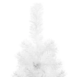 VidaXL Slim Artificial Half Christmas Tree With Stand White 120 Cm -Deals Vidaxl Store image 5 344564