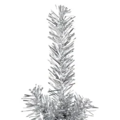 VidaXL Slim Artificial Half Christmas Tree With Stand Silver 120 Cm 19 VidaXL Slim Artificial Half Christmas Tree With Stand Silver 120 Cm -Deals Vidaxl Store image 5 344594