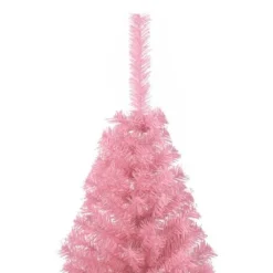 VidaXL Artificial Half Christmas Tree With Stand Pink 120 Cm PVC -Deals Vidaxl Store image 5 344670