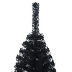 VidaXL Artificial Half Christmas Tree With Stand Black 120 Cm PVC -Deals Vidaxl Store image 5 344675
