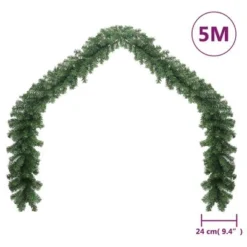 VidaXL Christmas Garland With LED Lights 5 M -Deals Vidaxl Store image 6 242423