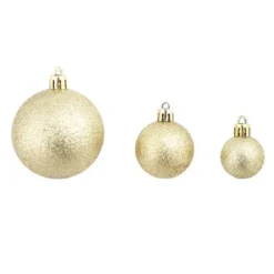 VidaXL 100 Piece Christmas Ball Set 3/4/6 Cm Gold -Deals Vidaxl Store image 6 245708